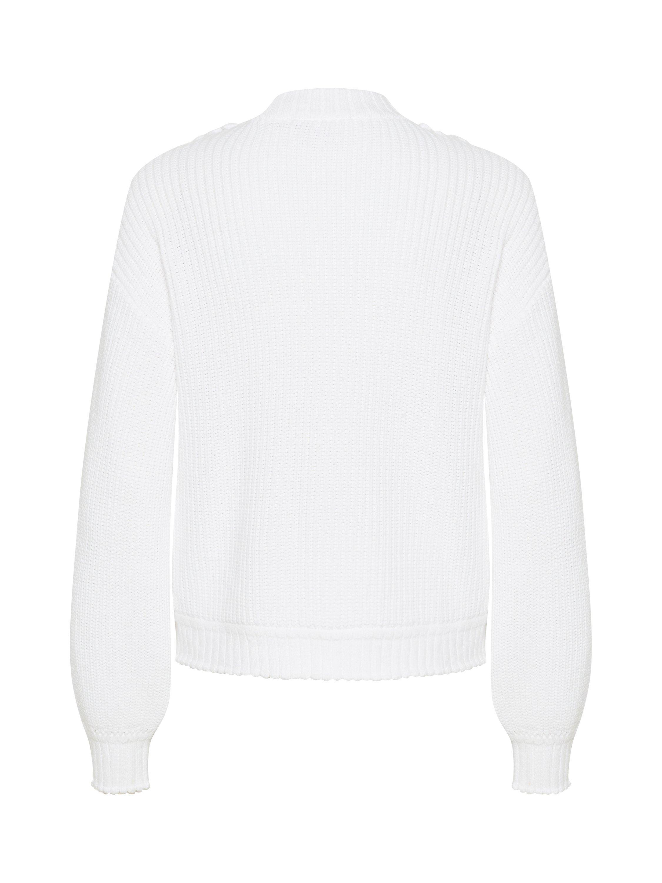Product image 6 of 6, which shows KAFFE Maggi Pure Organic Cotton Cotton Jumper, Chalk, M