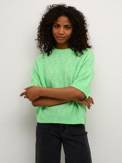 KAFFE Tella Pointelle Knit Jumper, Spring Bouquet Melange