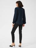 KAFFE Linda Smock Yoke Top