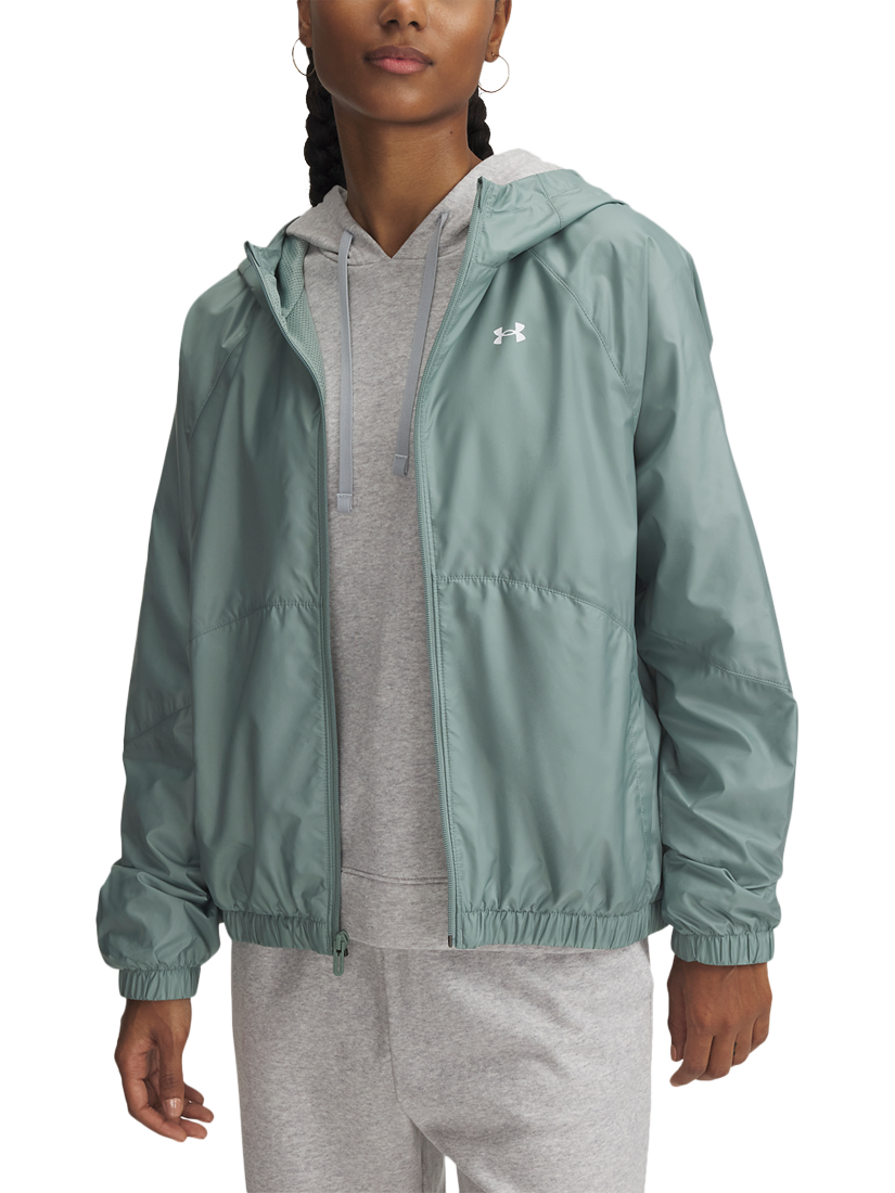 Under Armour Rival Sport Windbreaker Silica Green White
