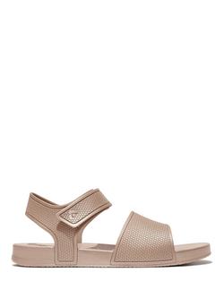 FitFlop Kids' Iqushion Backstrap Sandals, Rose Gold, Rose Gold