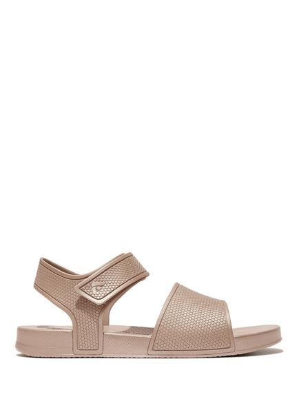 FitFlop Kids' Iqushion Backstrap Sandals, Rose Gold, Rose Gold