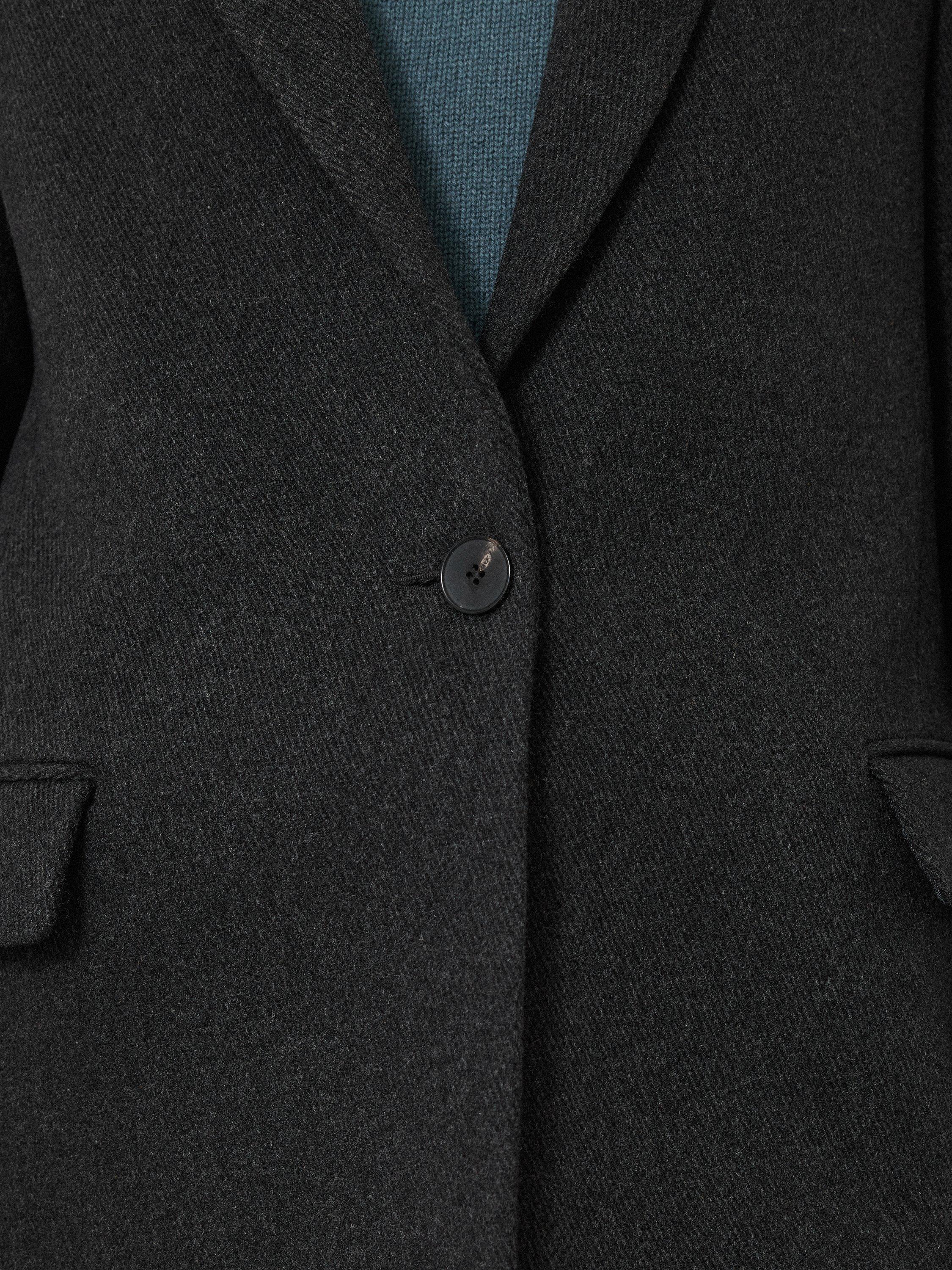 Product image 4 of 9, which shows Jigsaw City Wool Rich Coat, Grey, 6