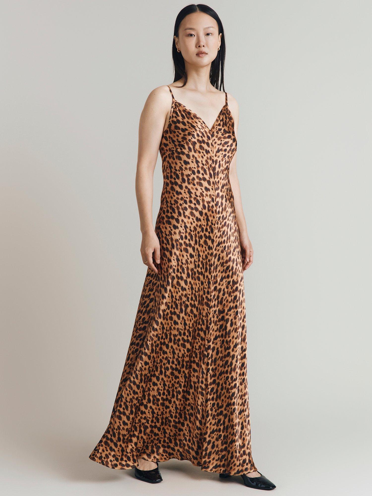 Product image 2 of 5, which shows Ghost Eden Animal Print Dress, Multi, S