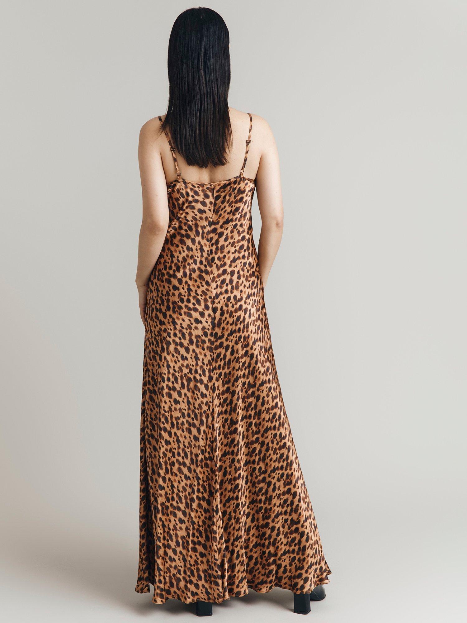 Product image 5 of 5, which shows Ghost Eden Animal Print Dress, Multi, S