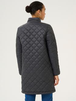 KAFFE Loreen Quilted Jacket - view 2, Black Oyster