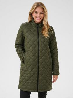 KAFFE Loreen Quilted Jacket, Grape Leaf
