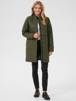 KAFFE Loreen Quilted Jacket - view 2, Grape Leaf
