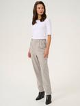 KAFFE Jenny Tapered Leg Trousers, Grey