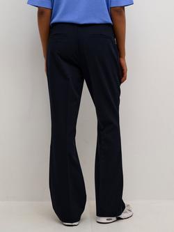 KAFFE Sakura Flared Trousers, Midnight Marine - view 2, Midnight Marine
