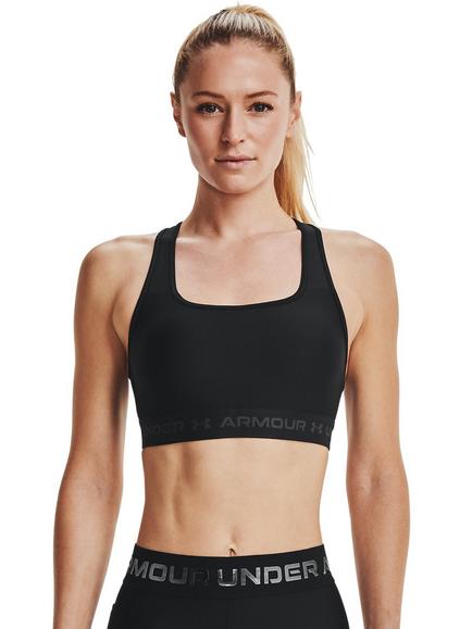 Under Armour Crossback Sports Bra, Black / Jet Gray, Black / Jet Gray