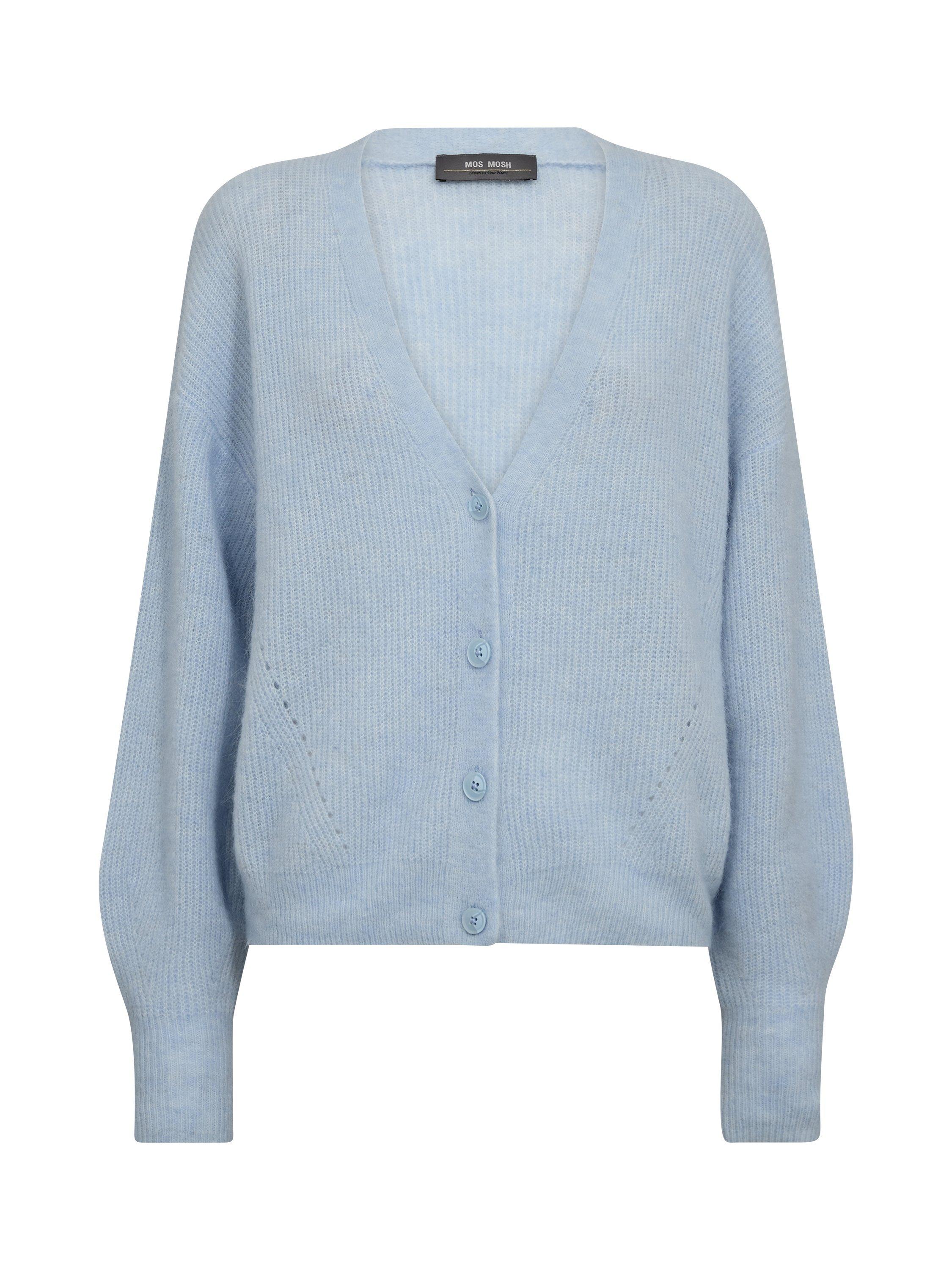 Product image 3 of 4, which shows MOS MOSH Thora Wool Rich Cardigan, Skyway, XS