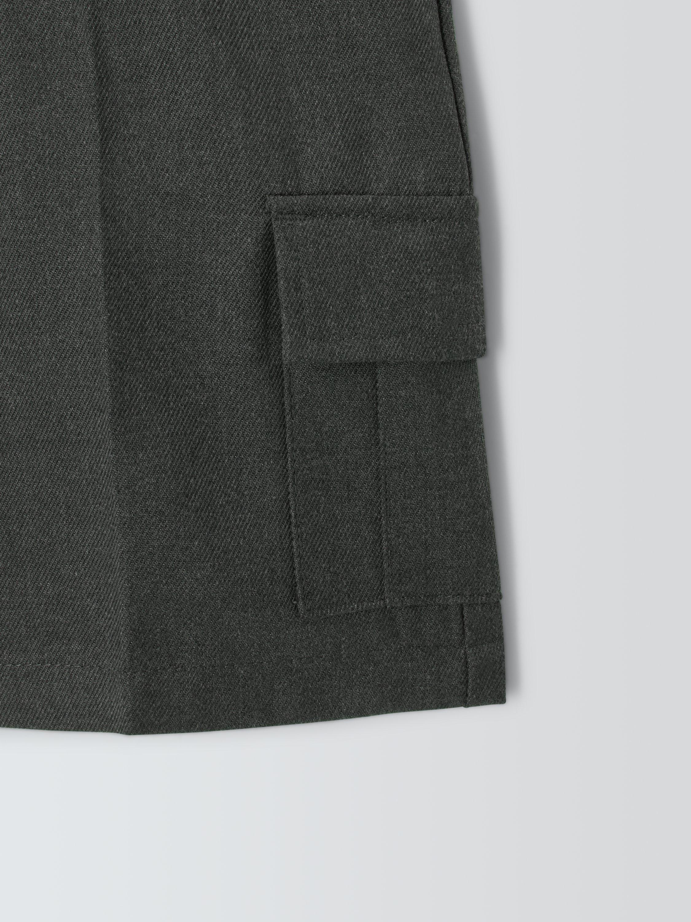 Product image 5 of 7, which shows John Lewis Boys' Cargo School Shorts, Grey, 3 years