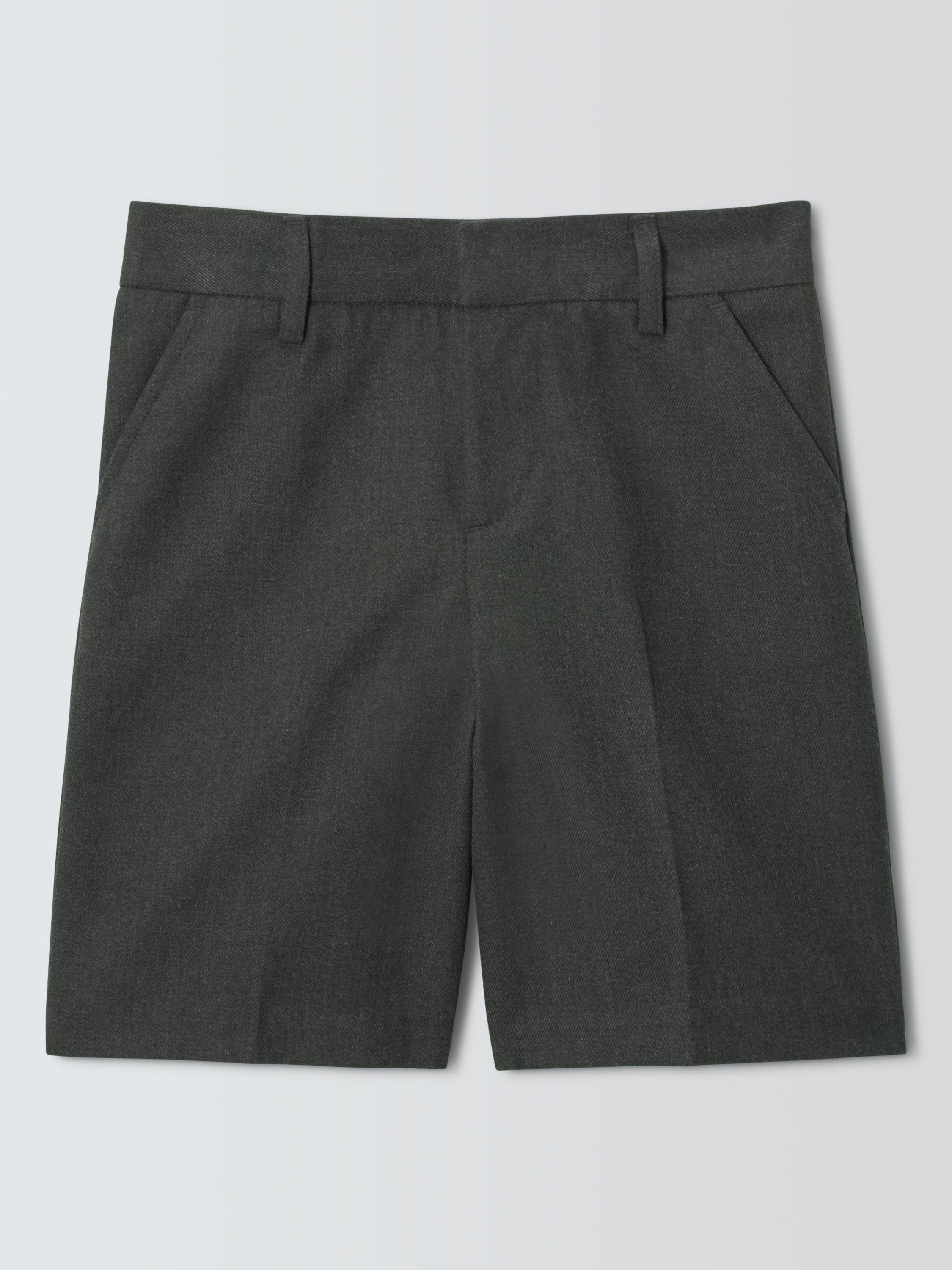 Product image 3 of 7, which shows John Lewis Boys' Regular Fit School Shorts, Grey, 3 years