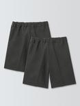 John Lewis ANYDAY Boys' School Shorts, Pack of 2, Grey