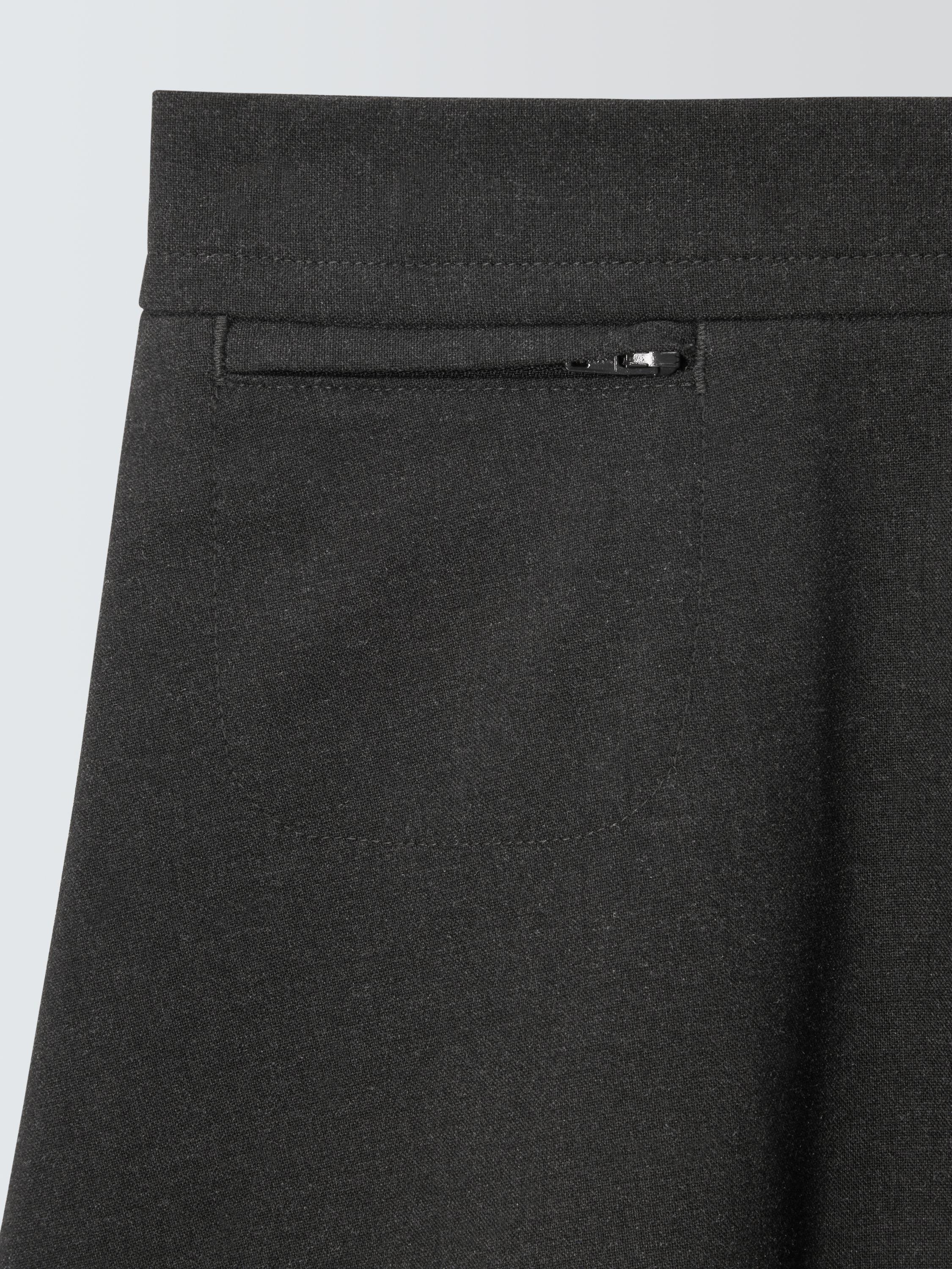 Product image 5 of 7, which shows John Lewis Girls' A-Line School Skirt, Grey, 3 years