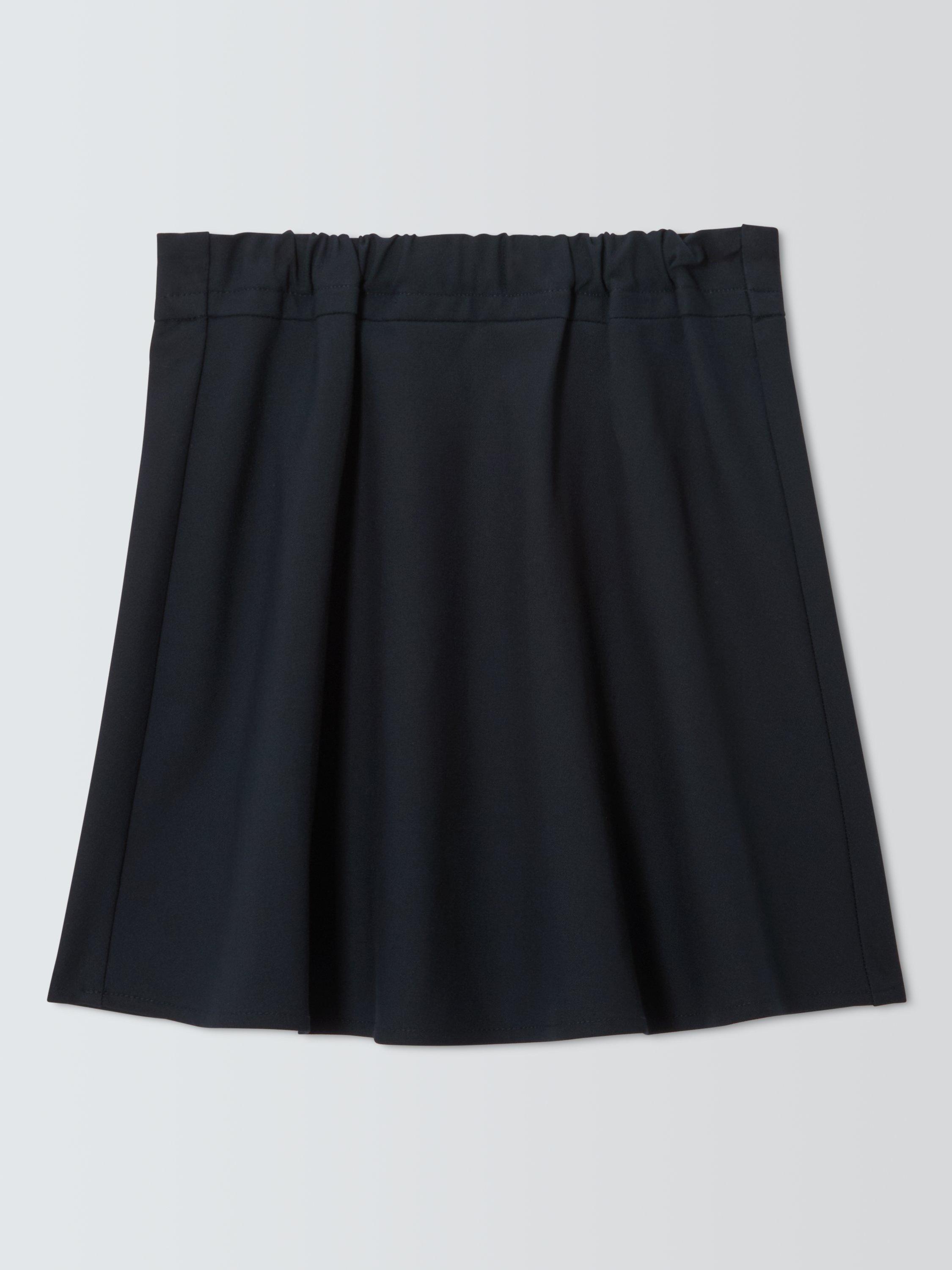 Product image 4 of 7, which shows John Lewis Girls' A-Line School Skirt, Navy, 3 years
