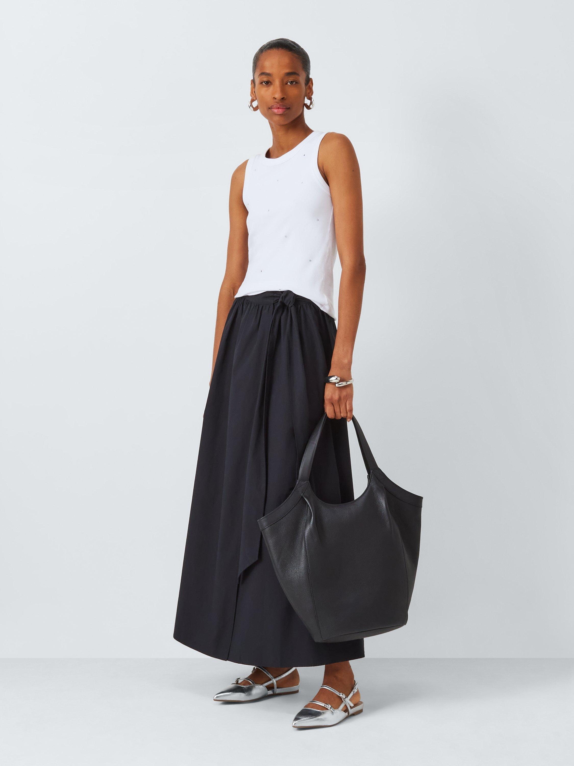 Product image 6 of 6, which shows John Lewis Crown Leather Strappy Slingback Pumps, Silver, 3