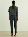 Reiss Sienna Metallic Tapered Trousers