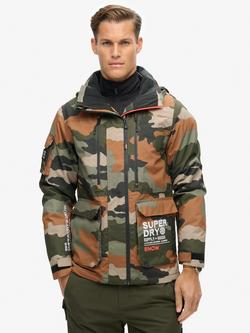 Superdry Men's Ski Ultimate Rescue Jacket, Troops Green, Troops Green