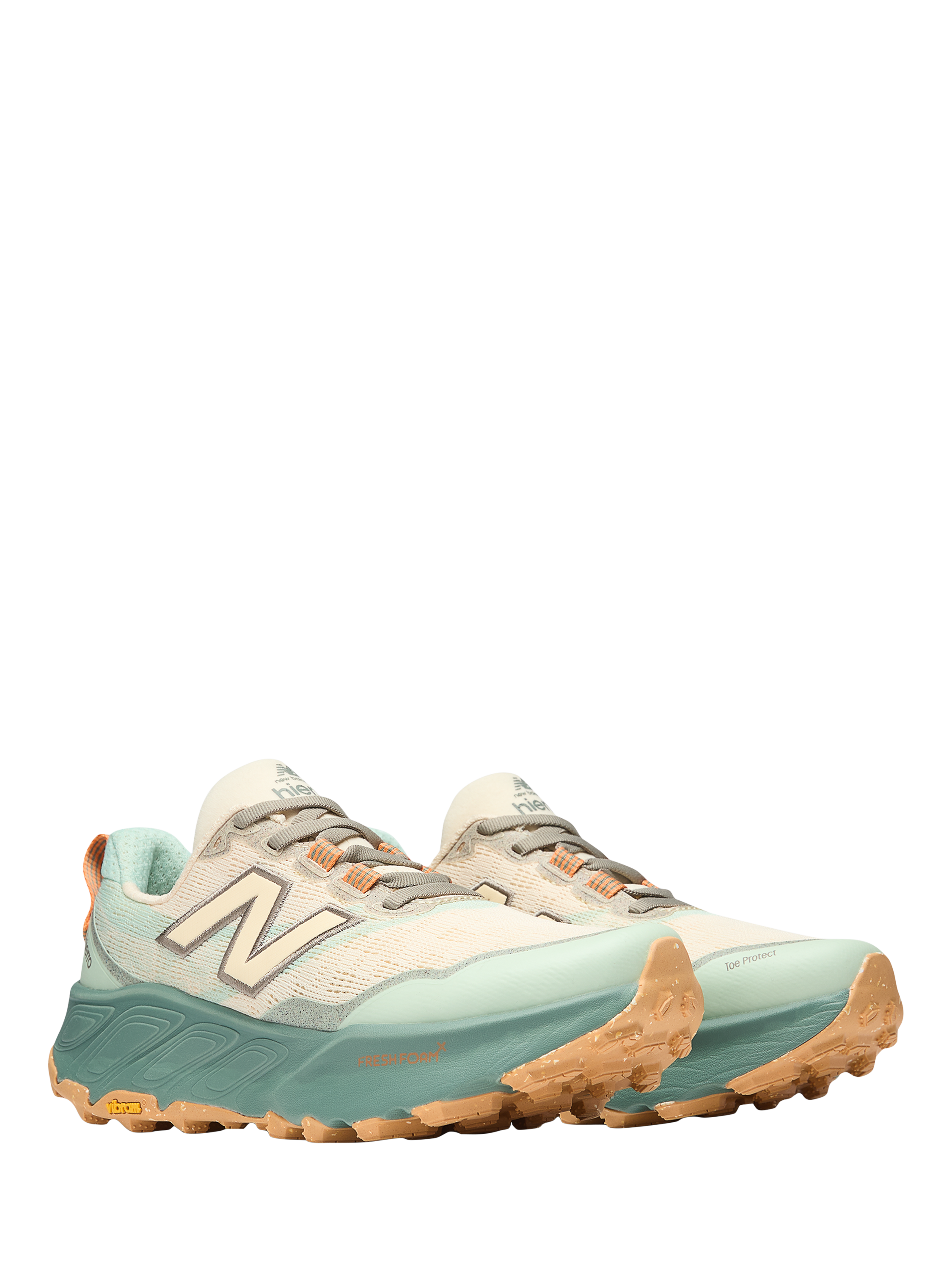 Product image 2 of 5, which shows New Balance Women's Fresh Foam X Hierro v9 Trail Running Shoes, Calcium, 4