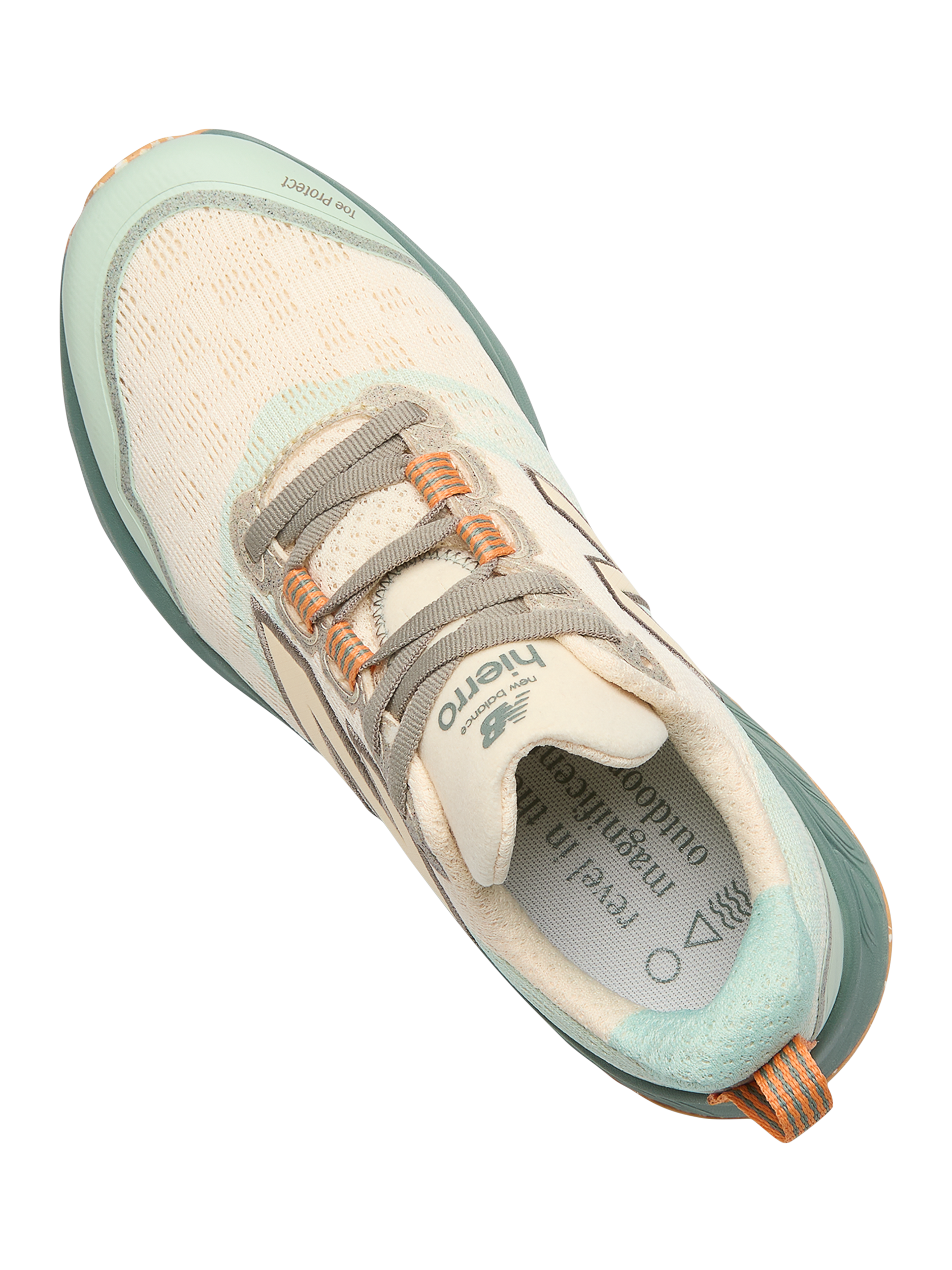Product image 4 of 5, which shows New Balance Women's Fresh Foam X Hierro v9 Trail Running Shoes, Calcium, 4