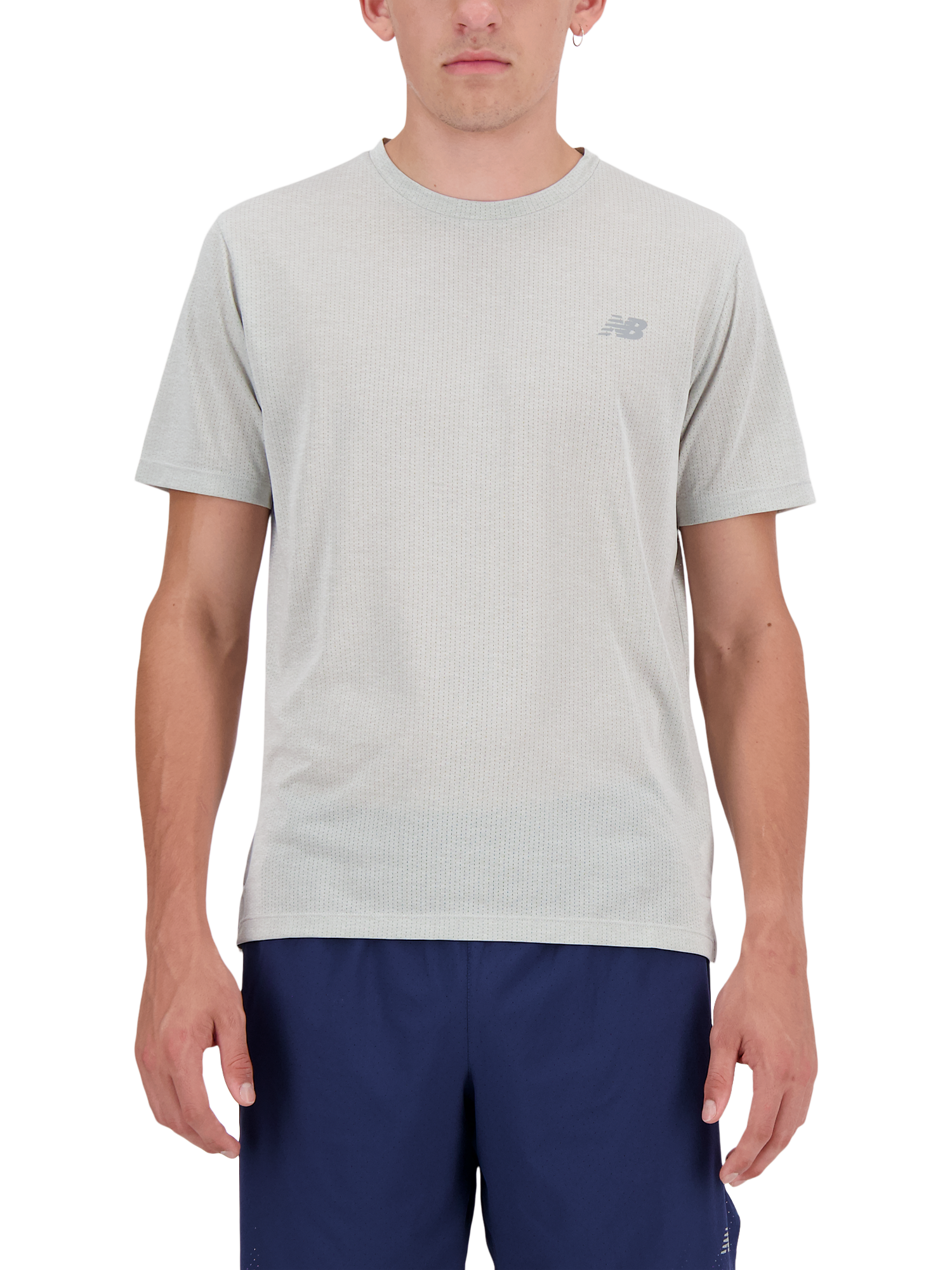 New Balance Men's Athletics T-Shirt, Athletic Grey