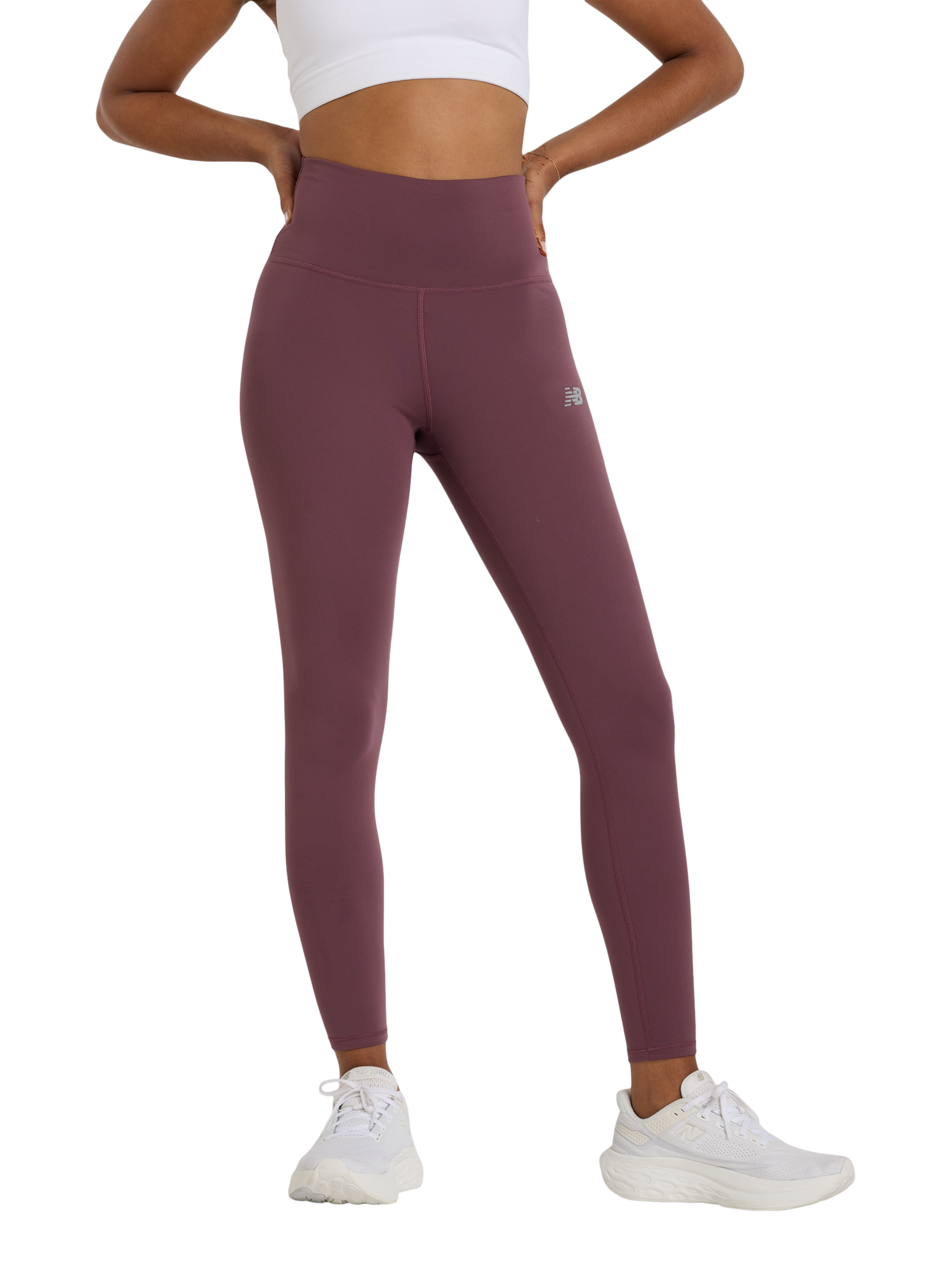 New Balance Women's Harmony High Rise Leggings, Faded Plum