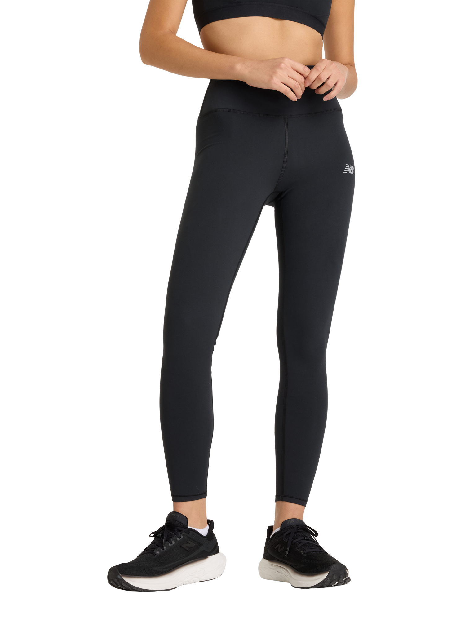 Product image 1 of 6, which shows New Balance Women's Harmony High Waist Leggings, Black, XS