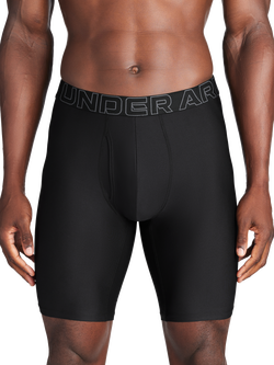 Under Armour Logo Band 9" Trunks, Pack of 3, Black - view 2, Black