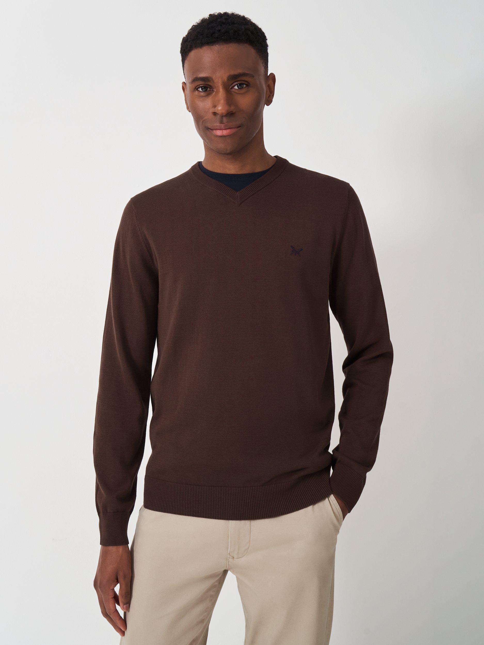 Crew Clothing Organic Cotton V Neck Jumper