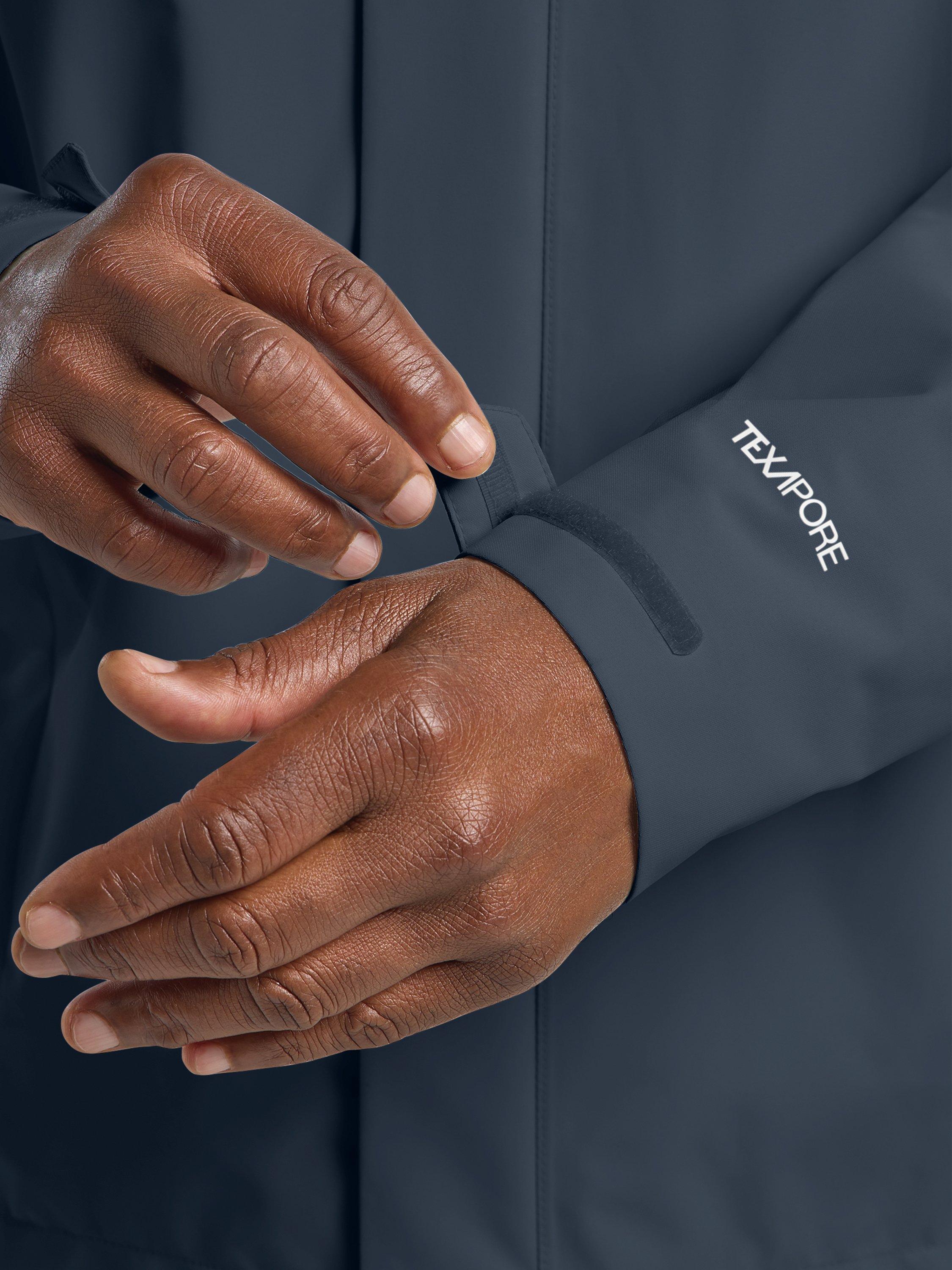 Product image 5 of 7, which shows Jack Wolfskin Men's Tempest 2L Texapore Core Jacket, Midnight Sky, S