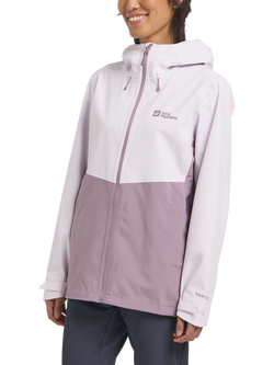 Jack Wolfskin Women's Weiltal 2 Layer Texapore Jacket, Pale Lavendar, Pale Lavendar