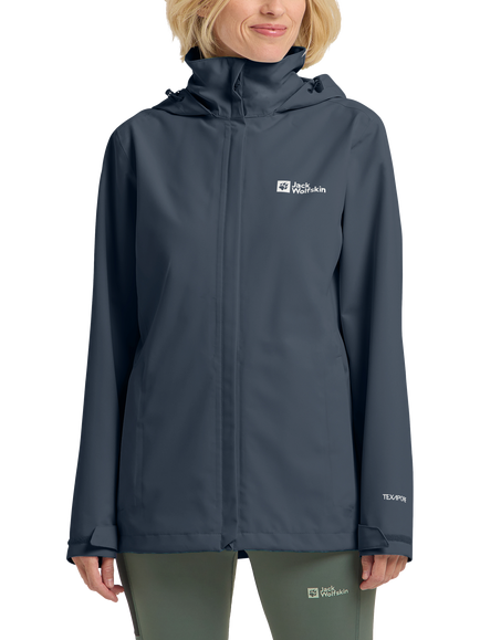 Jack Wolfskin Women's Trailtime 2L Jacket, Midnight Sky, Midnight Sky