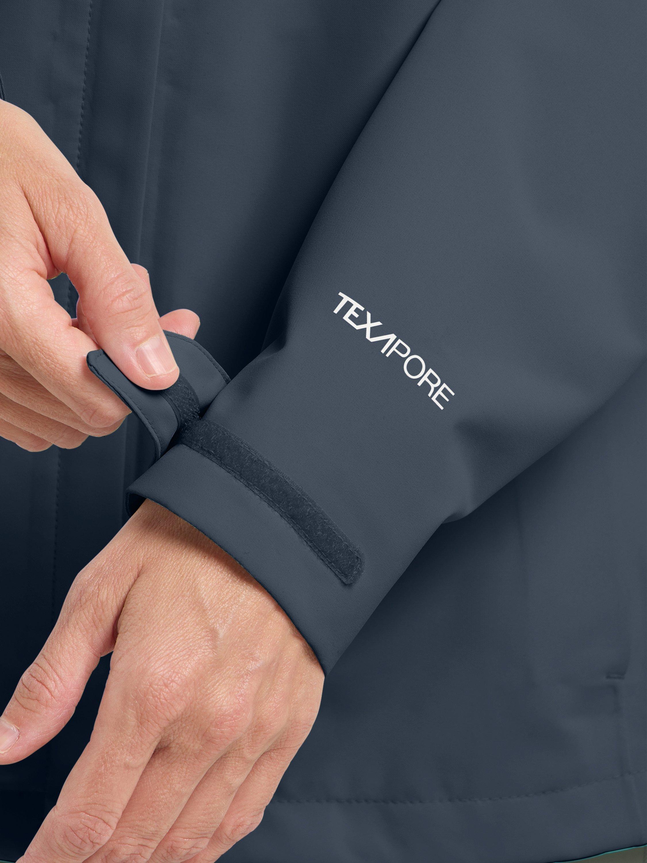 Product image 6 of 8, which shows Jack Wolfskin Women's Tempset Texapore Core 2L Jacket, Midnight Sky, XS