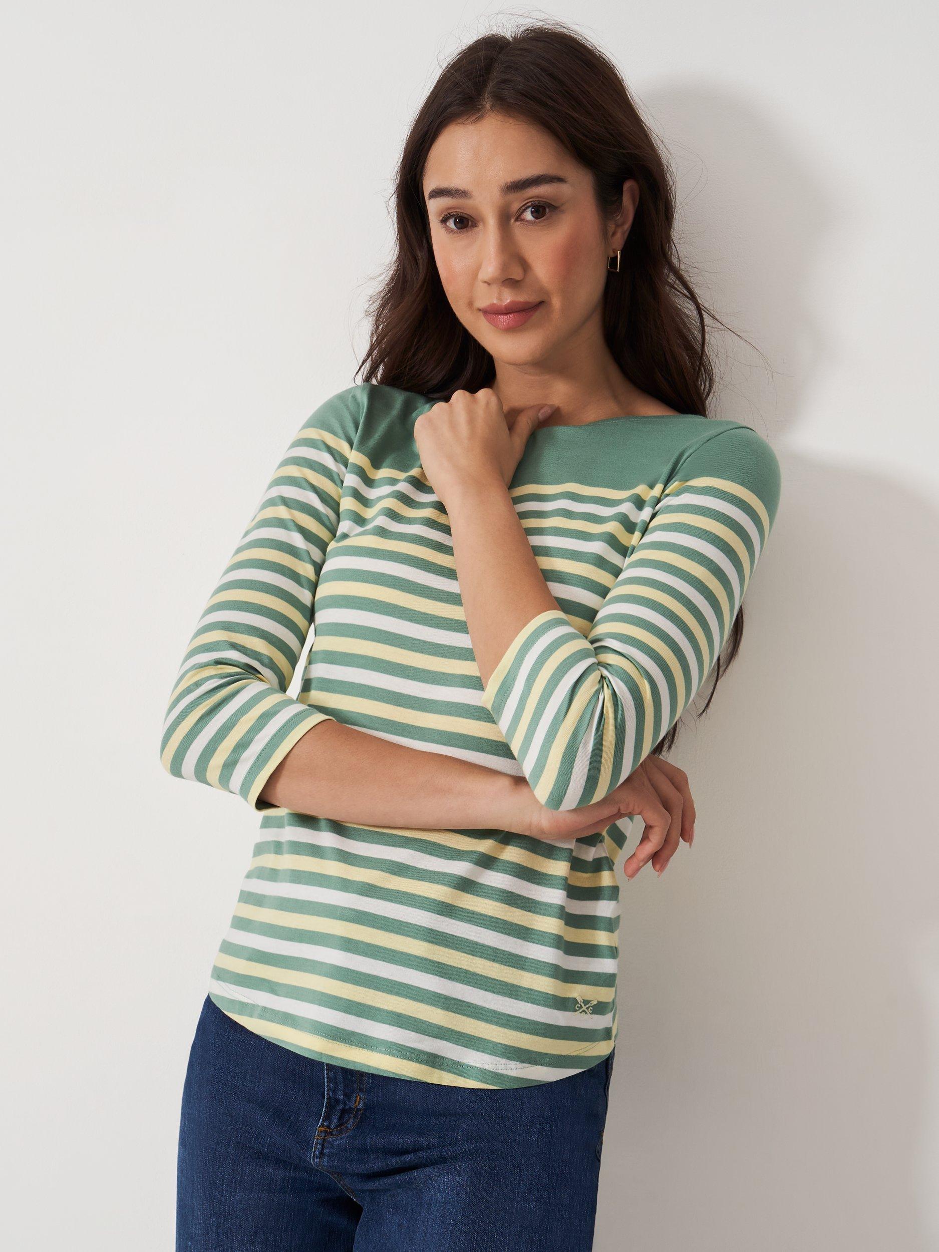 Crew Clothing Stripe Cotton Top