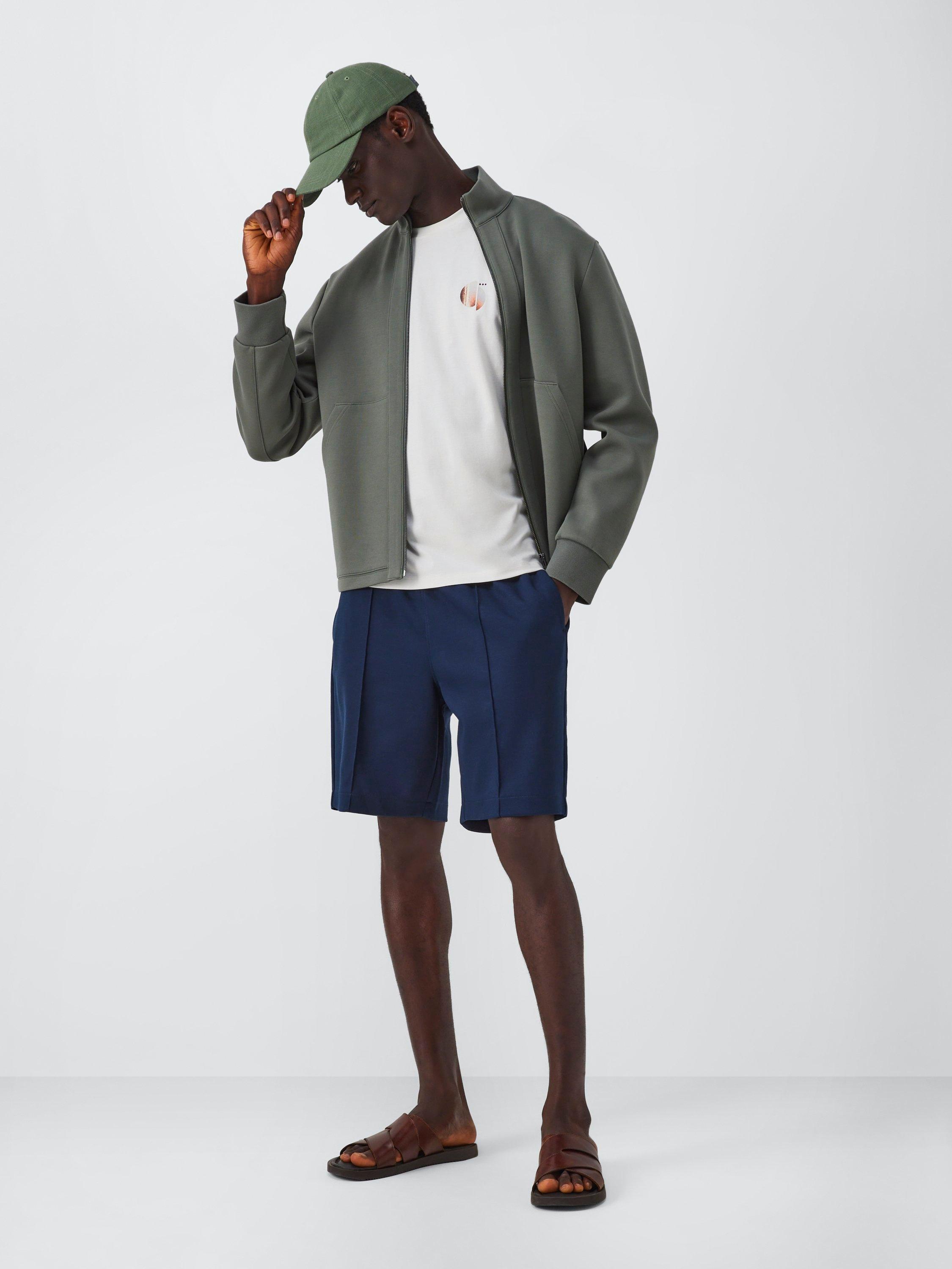 Product image 3 of 6, which shows Kin Cotton Regular Fit Marble Graphic T-Shirt, Cloud Dancer, S