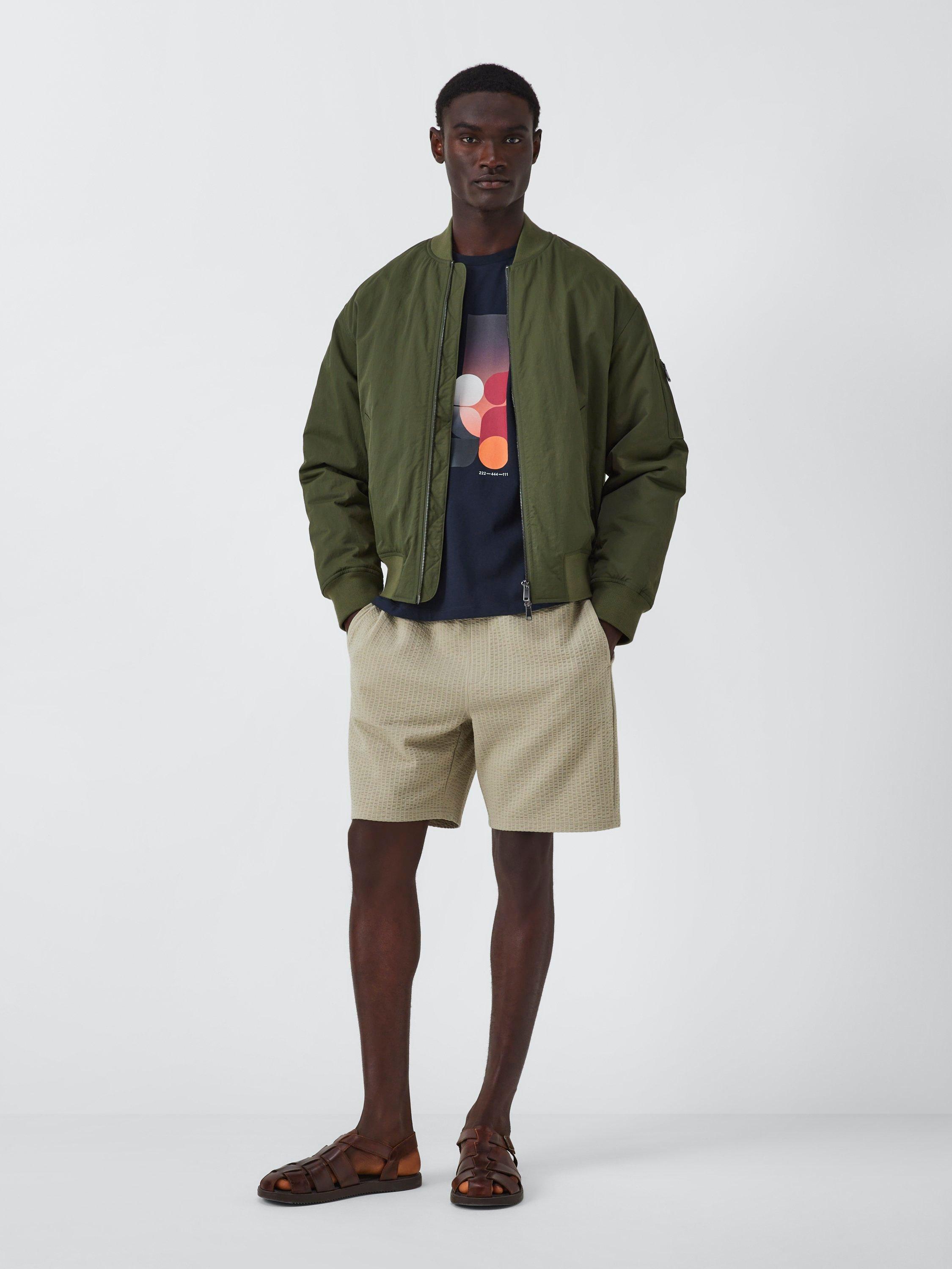 Product image 3 of 6, which shows Kin Cotton Regular Fit Poster Graphic T-Shirt, Dark Sapphire, S
