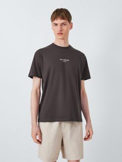 Kin Cotton Regular Fit Washed Graphic T-Shirt, Shale - view 2, Shale