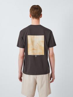 Kin Cotton Regular Fit Washed Graphic T-Shirt, Shale, Shale