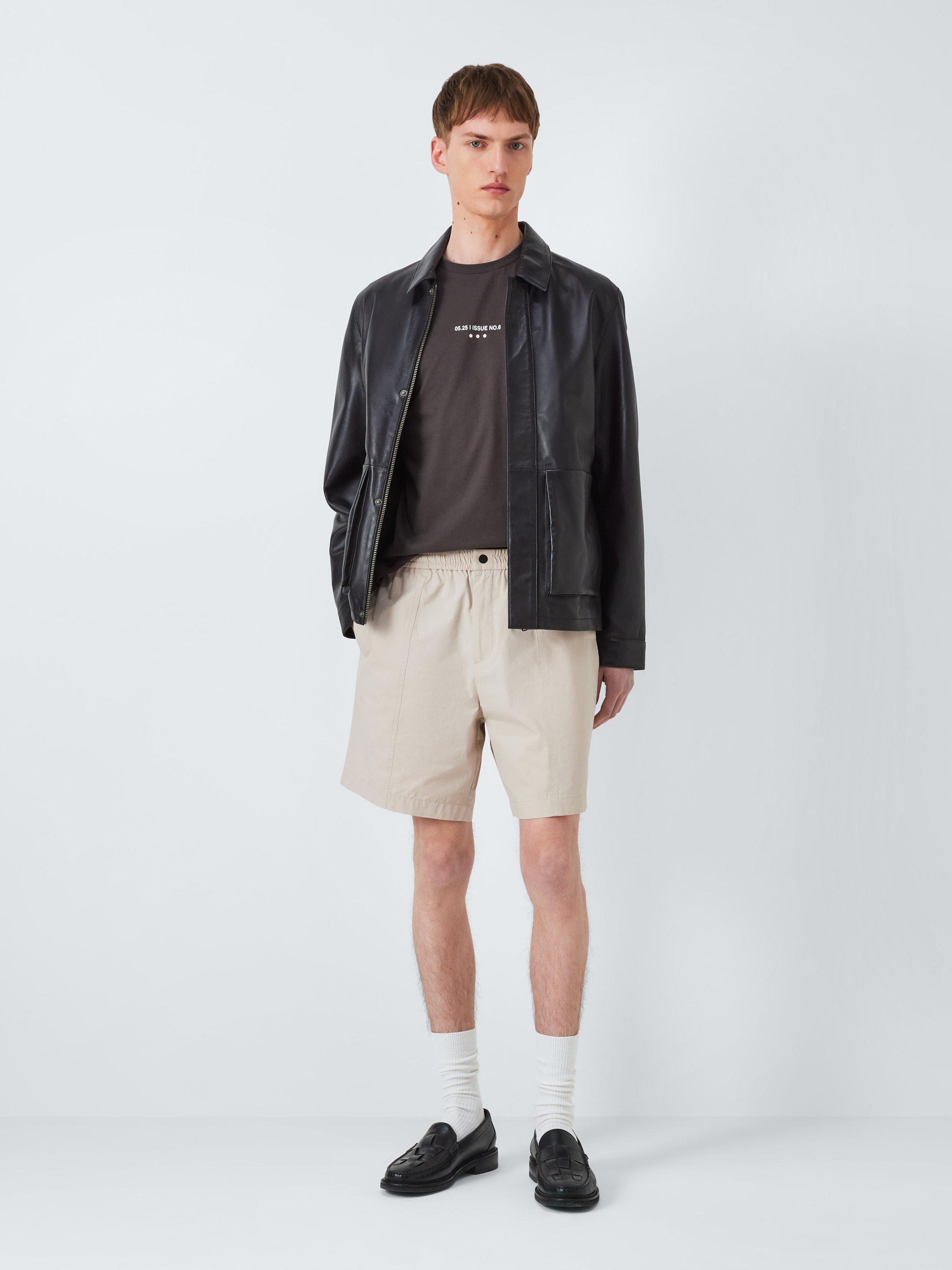 Product image 3 of 6, which shows Kin Cotton Regular Fit Washed Graphic T-Shirt, Shale, S