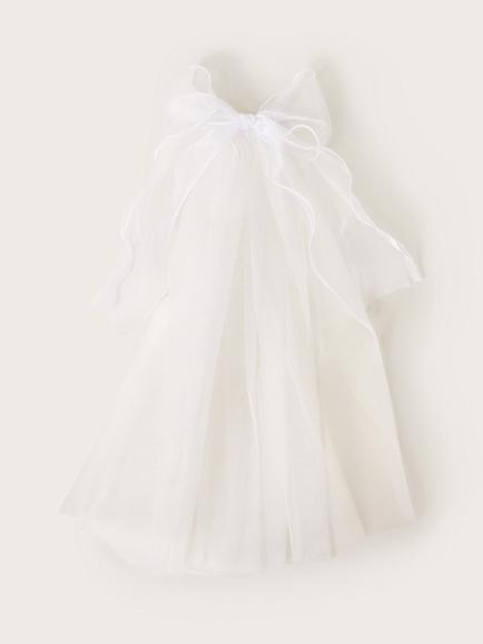 Monsoon Kids' Communion Hair Clip, White, White
