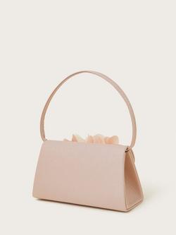 Monsoon Kids' Pom Bridesmaid Bag, Pink - view 2, Pink