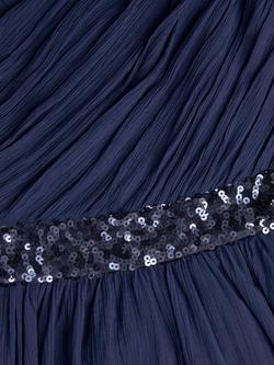 Monsoon Kids' Abigail Prom Dress, Navy - view 2, Navy