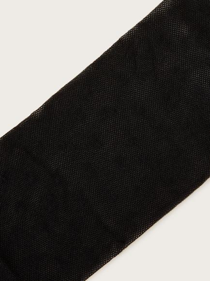 Monsoon Kids' Spot Tights, Black - view 2, Black