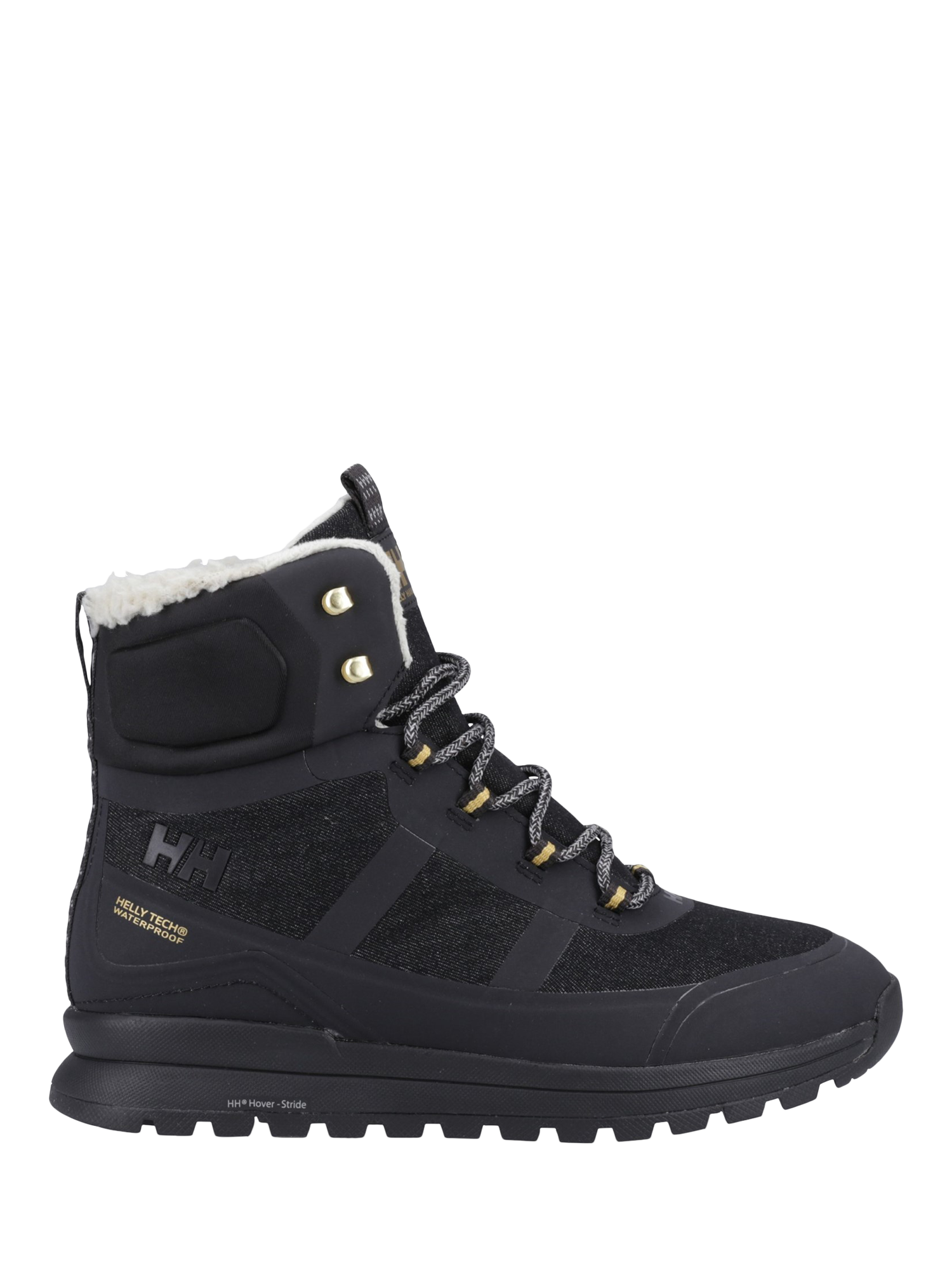 Product image 1 of 4, which shows Helly Hansen Whitley Waterproof Winter Ankle Boots, Black, 4
