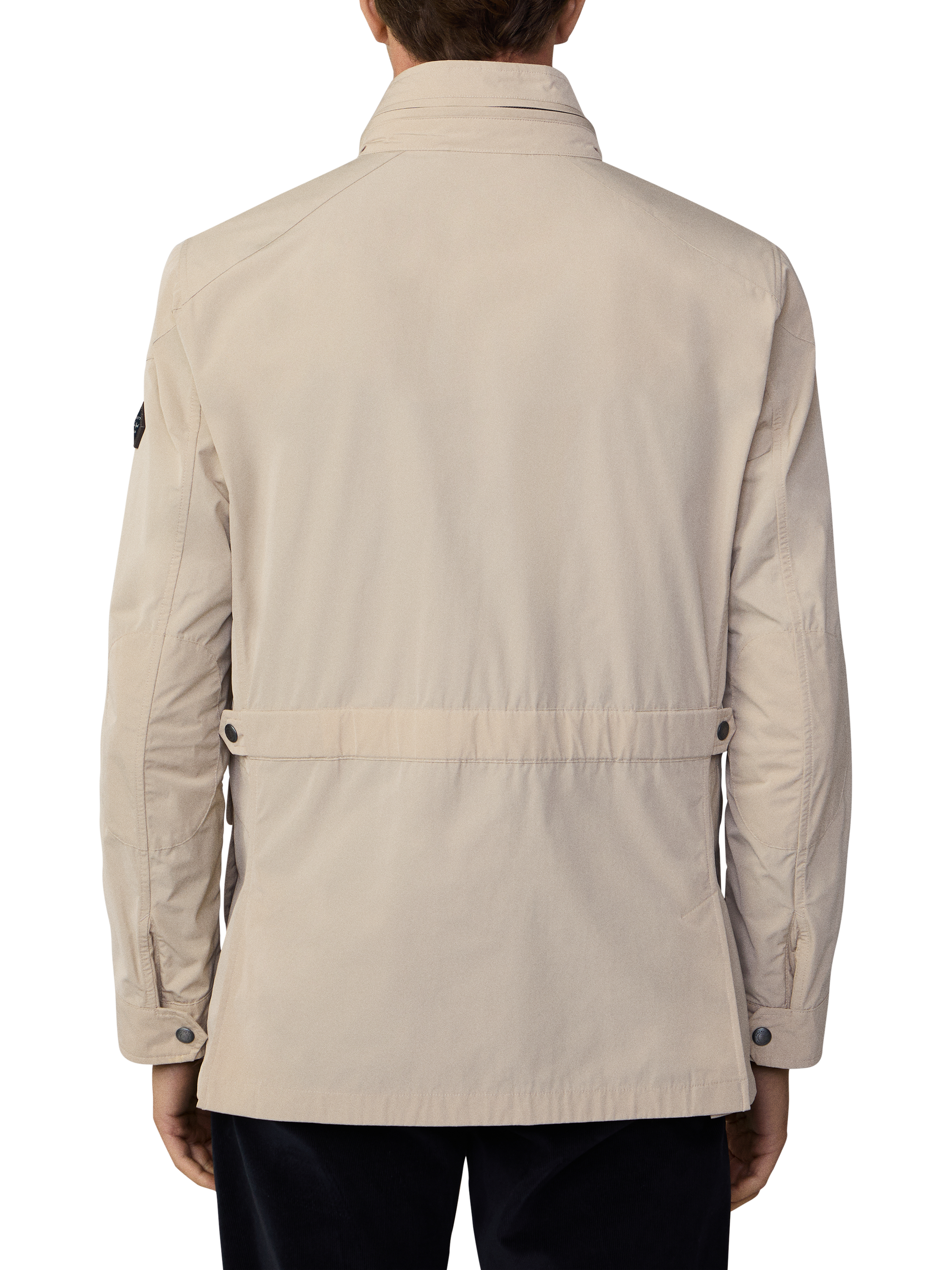 Product image 3 of 8, which shows Hackett London Water-Resistant Cargo Jacket, Taupe Beige, Taupe Beige, XS
