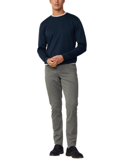 Hackett London Cotton Fleece Classic Fit Sweatshirt, Navy