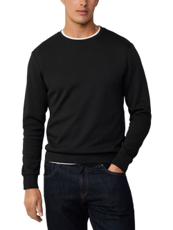 Hackett London Cotton Blend Sweatshirt, Black - view 2, Black