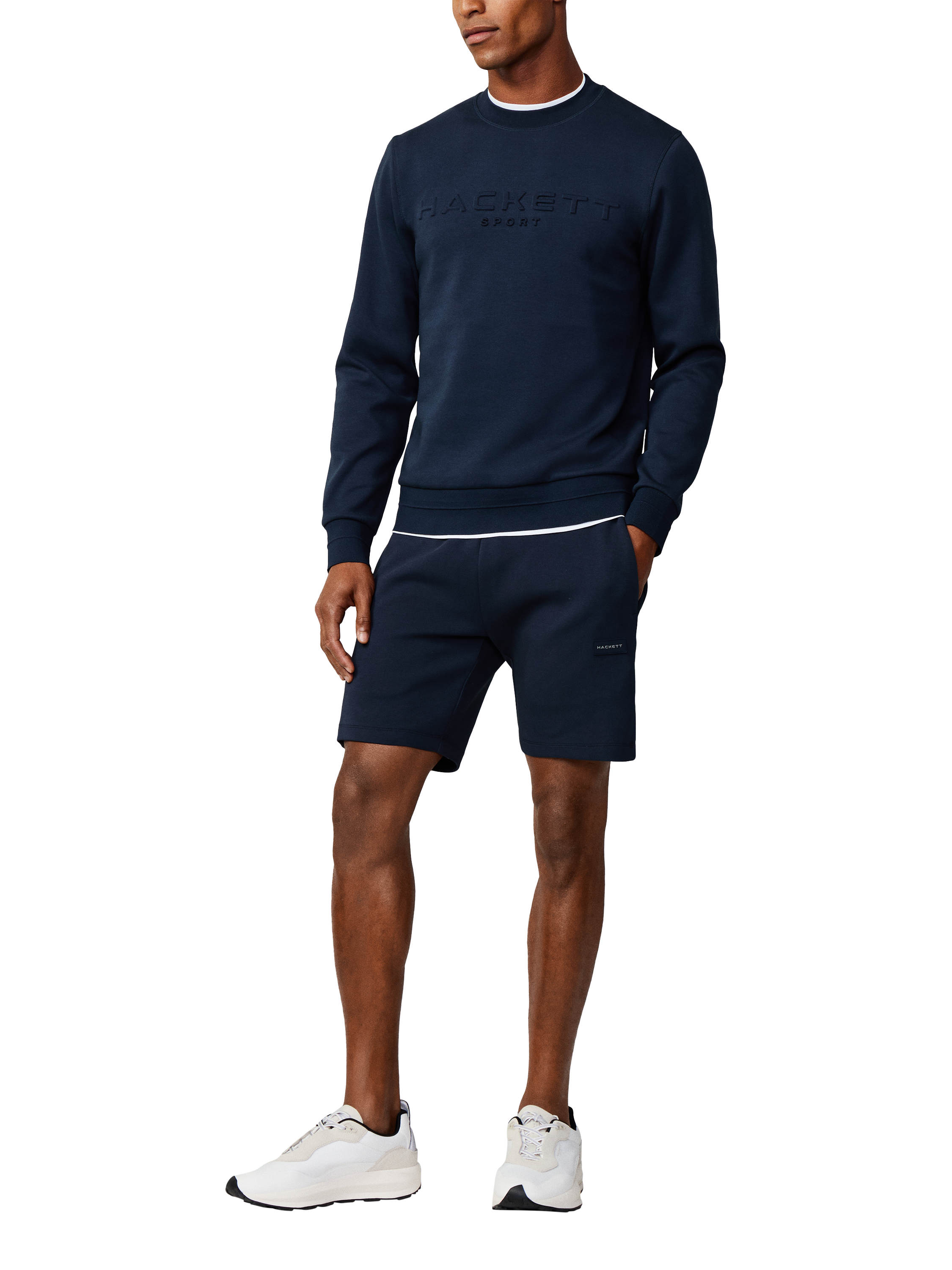 Hackett London Sport Cotton Fleece Sweatshirt, Navy